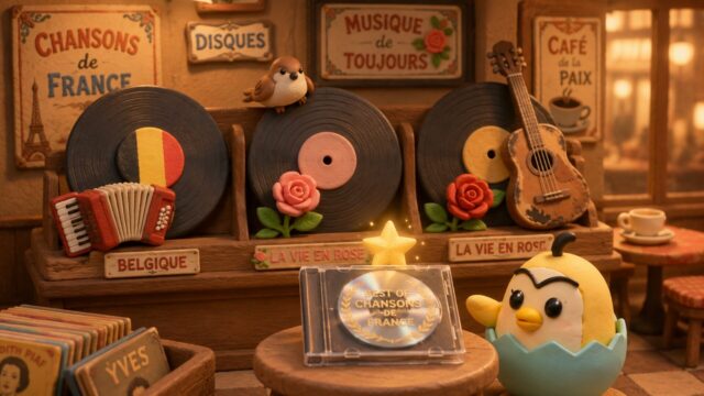 フランス語の歌を活用したバイリンガル育児のおすすめイラスト